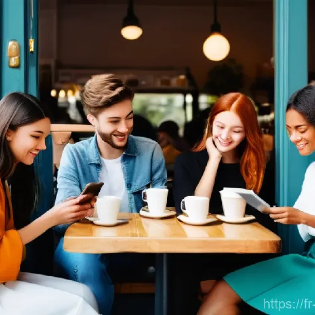 소셜미디어 광고 CTR 개선 방법 - **Prompt:** A vibrant, high-definition photograph captured from a slightly elevated perspective, sho...