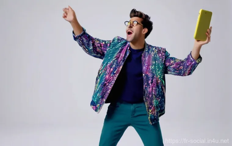 소셜미디어마케팅과 크리에이티브의 조화 - **Prompt:** A content creator, a cheerful and approachable woman in her late 20s, with wavy brown ha...