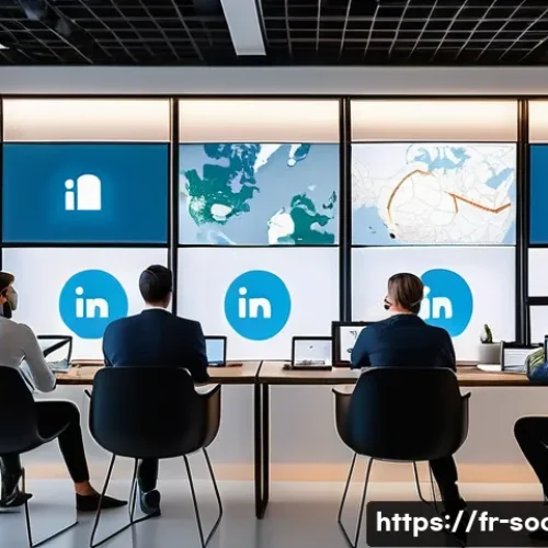 소셜미디어마케터로 해외 진출하기 - A professional international marketing team in a modern office environment, diverse group of people ...